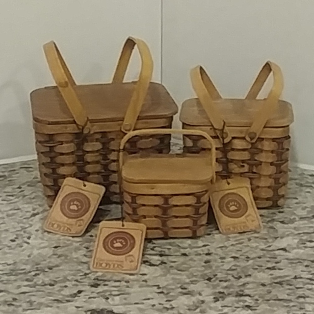 Boyds Nesting Picnic Basket Collections (3)